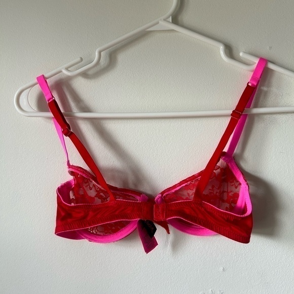 La‎ Senza  Orange Lace Bra - Picture 2 of 4
